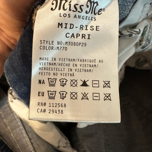 Ariat Jeans Womens 31L Dark Blue Trouser Bootcut Mid Rise Western Rodeo Flare - Picture 3 of 6